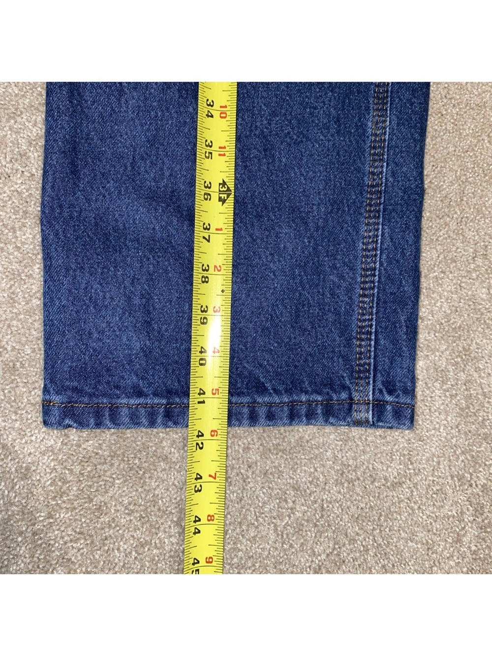Key Double Knee Jeans Men’s 42 X 30 Carpenter Has Some Fading Workwear - Picture 6 of 8